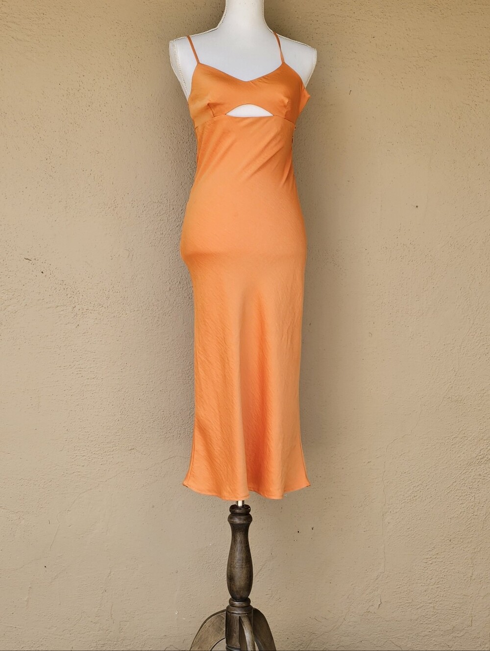 House of Harlow 1960 Orange Maxi Formal Dress